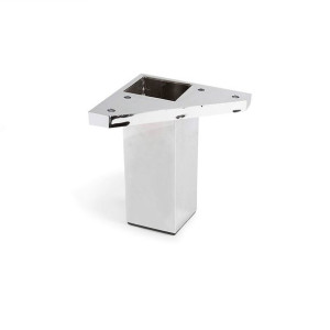 Stopy Rei 972 Kwadratowy Srebrzysty ABS Nowoczesny (Ø 4,2 x 10 cm)