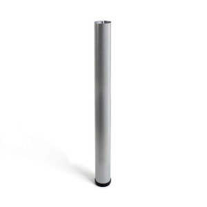 Nogi Rei 406g Regulowany Cylindryczna Srebrzysty Stal (Ø 7,6 x 71 cm)