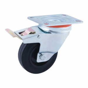 Rueda Afo CR29470 Z hamulcami Obrotowa podstawa Ø 10 cm Guma kauczukowa