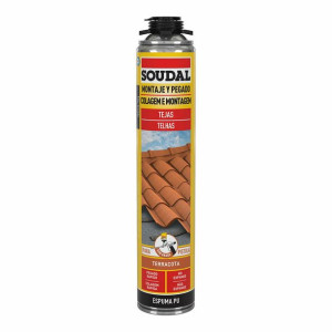 Piana Soudal Poliuretan broń Dach Czerwony 750 ml