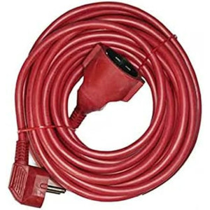 Przedłużacz EDM Elastyczny 3 x 1,5 mm Czerwony 15 m