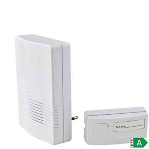 Bezprzewodowy Dzwonek do Drzwi z Przyciskiem EDM 80 dB 220-240 V