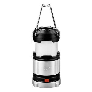 Lampa EDM Wielokrotnego ładowania Camping Srebrzysty 3 W 180 Lm