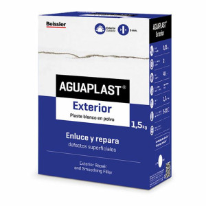Powdered plasters Aguaplast Zewnętrzny Biały 1,5 Kg