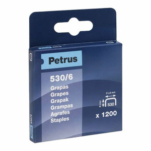 Zszywki Petrus 77513 530/6 mm 1200 Sztuk