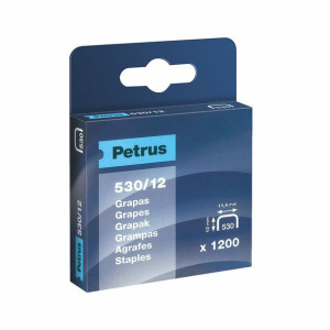 Zszywki Petrus 77516 530/12 mm 1200 Sztuk