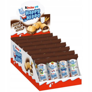 Batoniki Kinder Happy Hippo Cacao 28 szt z Niemiec