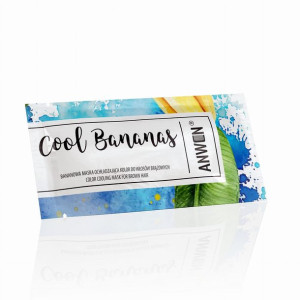 Anwen Cool Bananas bananowa maska ochładzająca kolor do włosów brązowych 10