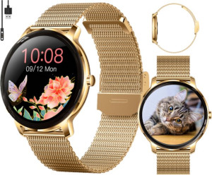 SMARTWATCH DAMSKI zegarek Rubicon KROKI PULSOKSYMETR CIŚNIENIE MENU PL