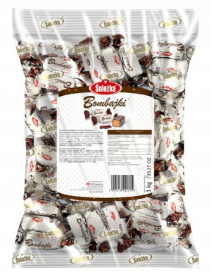Bombajki Cukierki Czekoladowe 1kg Śnieżka