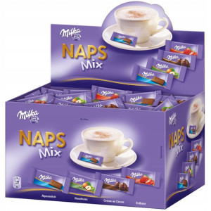 Mini Czekoladki Milka Naps Mix 355 szt z Niemiec