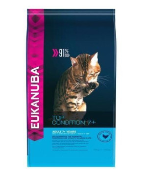 Eukanuba Cat Top Condition 7+ Rich in Chicken 10 kg - sucha karma dla kota