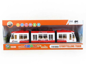 Tramwaj 45 Cm. Ze Światłem I Dźwiękiem Mix Kolorów