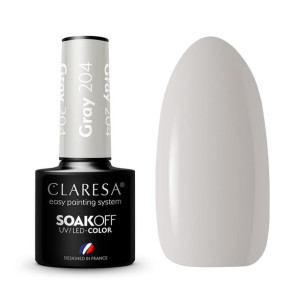 Claresa Lakier hybrydowy GRAY 204 - 5g