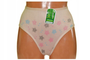 majtki damskie figi bambusowe wzorek XL/XXL 88208