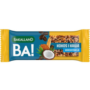 Baton Kokos i kawa BAKALLAND BA! Koncentracja 35g