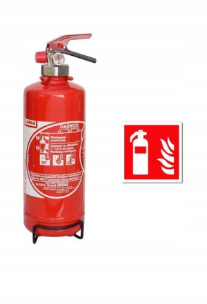 Gaśnica Domowa Pianowa 2l 1000v Gastronomiczna Bhp Fbdp2