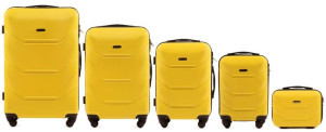 147, Zestaw 5 walizek (L,M,S,XS,BC) Wings, Yellow