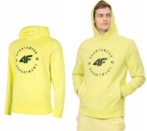 Bluza Męska 4f Sportowa Z Kapturem Dresowa S