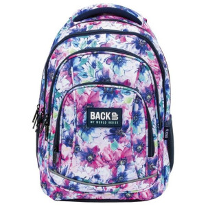 Plecak BACKUP 5 model A 07 Derform kwiaty