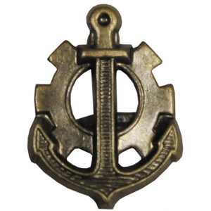 Odznaka metalowa CZ/SK, brąz, „Marine”, jak nowa.
