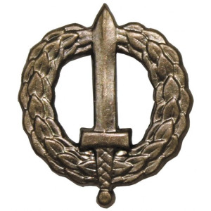 Odznaka metalowa CZ/SK, brąz, „Schütze”