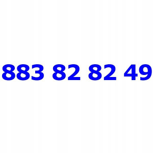 883 82 82 49 T-mobile Złoty Numer Starter Tmobile