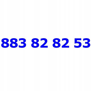 883 82 82 53 T-mobile Złoty Numer Starter Tmobile
