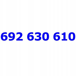 692 630 610 T-mobile Złoty Numer Starter Tmobile
