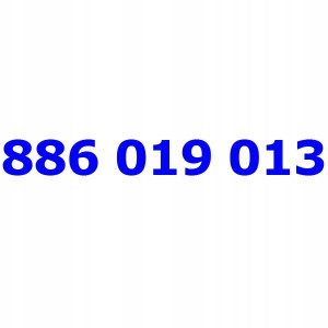 886 019 013 T-mobile Złoty Numer Starter Tmobile
