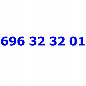 696 32 32 01 T-mobile Złoty Numer Starter Tmobile