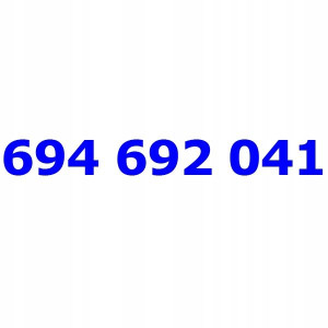 694 692 041 T-mobile Złoty Numer Karta Sim Tmobile