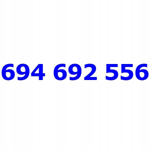 694 692 556 T-mobile Złoty Numer Karta Sim Tmobile