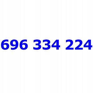 696 334 224 T-mobile Złoty Numer Karta Sim Tmobile