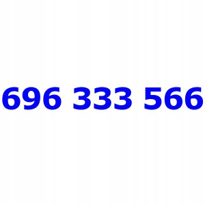 696 333 566 T-mobile Złoty Numer Karta Sim Tmobile