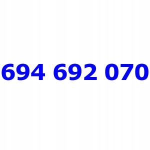 694 692 070 T-mobile Złoty Numer Karta Sim Tmobile