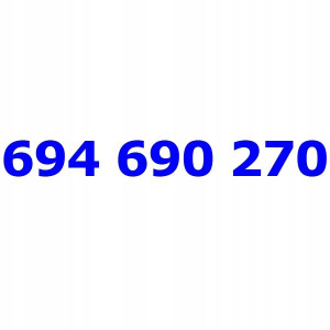 694 690 270 T-mobile Złoty Numer Karta Sim Tmobile