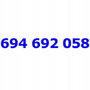 694 692 058 T-mobile Złoty Numer Karta Sim Tmobile
