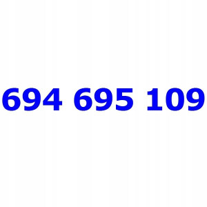 694 695 109 T-mobile Złoty Numer Karta Sim Tmobile