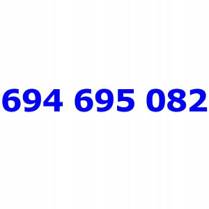 694 695 082 T-mobile Złoty Numer Karta Sim Tmobile