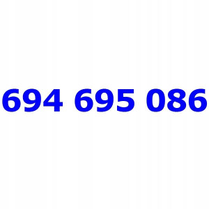 694 695 086 T-mobile Złoty Numer Karta Sim Tmobile