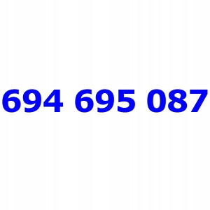 694 695 087 T-mobile Złoty Numer Karta Sim Tmobile