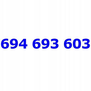 694 693 603 T-mobile Złoty Numer Karta Sim Tmobile