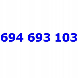 694 693 103 T-mobile Złoty Numer Karta Sim Tmobile