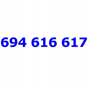 694 616 617 T-mobile Złoty Numer Karta Sim Tmobile