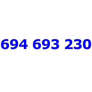 694 693 230 T-mobile Złoty Numer Karta Sim Tmobile