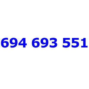 694 693 551 T-mobile Złoty Numer Karta Sim Tmobile