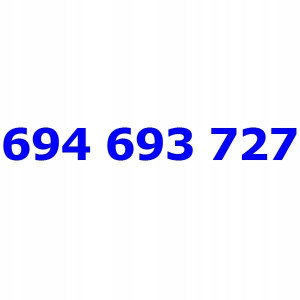 694 693 727 T-mobile Złoty Numer Karta Sim Tmobile