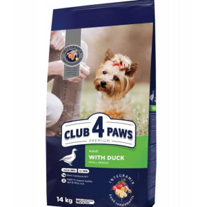 Club 4 Paws Adult Small with Duck 14kg