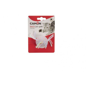 Camon Cat Toy Piłeczka Kolorowa z Dzwonkiem